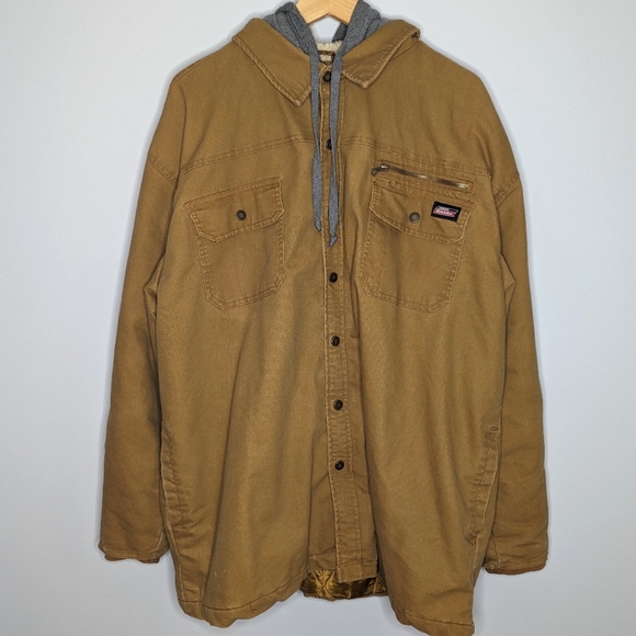 Dickies Other - Dickies Snap Shacket multilayer hoodie size 3XL